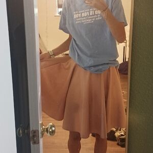 Light pink full skirt